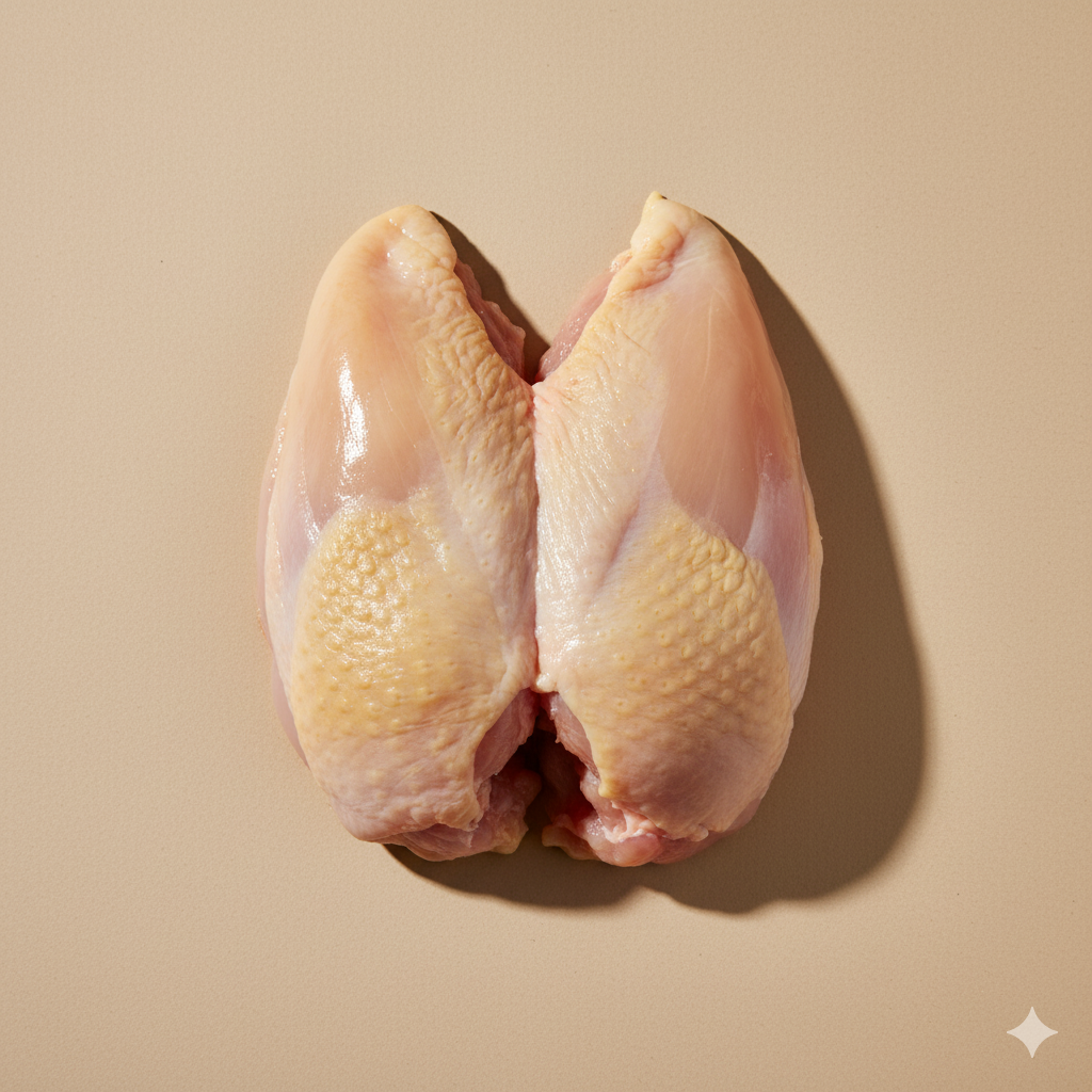 Chicken Butterfly Breast Skin On