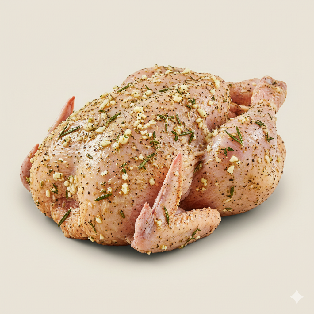 Garlic & Herbs Marinated Whole Chicken