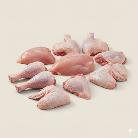 Whole Chicken 9 Cuts
